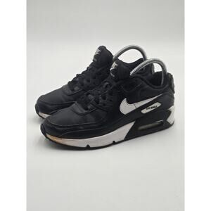 Nike Air Max 90 LTR Black White GS Size 5.5Y Youth